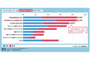 【10～20代に調査】バレンタインにプレゼントを贈って「交際できた」割合は?