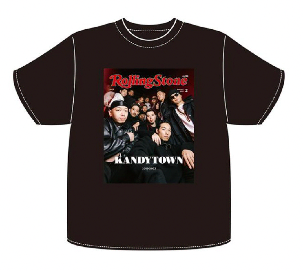 Rolling Stone Japan初のカバーTシャツの発売が決定 KANDYTOWNの表紙を