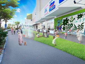 「ららぽーと湘南平塚」が開業初リニューアル-約20店舗が新規&改装オープン、フードコートや屋外広場も大幅改修