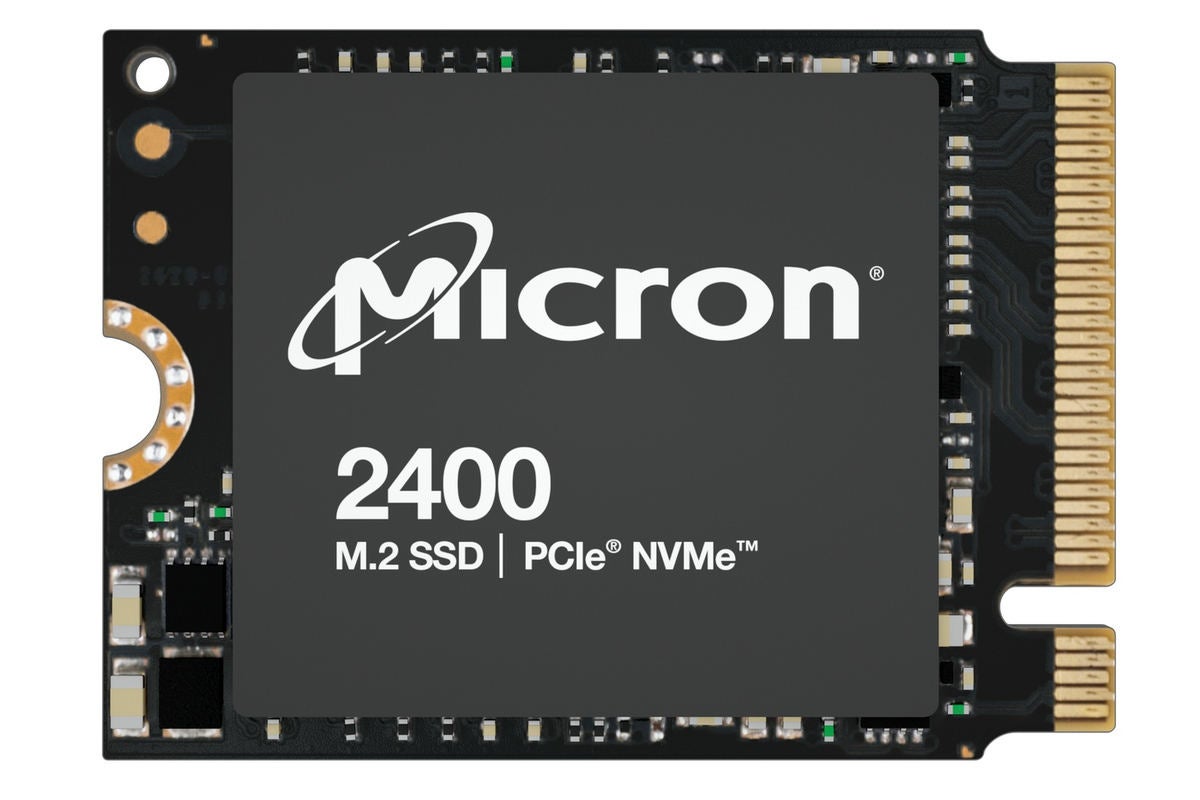 M.2 2230サイズのコンパクトなマイクロン製NVMe SSD「Micron 2400 SSD ...