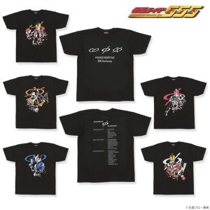 『仮面ライダー555』20周年を記念したTシャツが登場 - ファイズやカイザ、デルタをデザイン