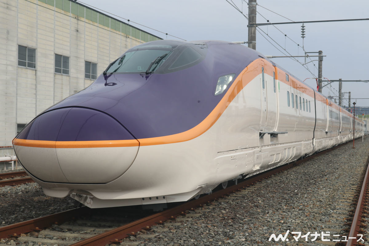 JR東日本が山形新幹線の新型車両E8系を報道公開