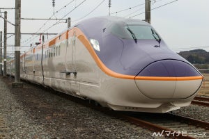 JR東日本の新型車両E8系、2/26夜に試運転 - 名取市が協力呼びかけ
