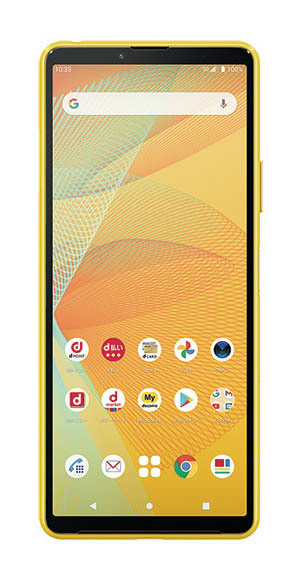 Xperia 10 III SO-52B イエロー 正面