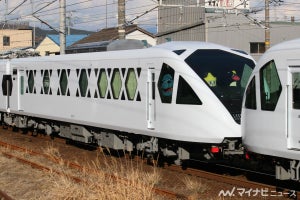 東武鉄道N100系「スペーシア X」先頭車に「ソラカラちゃん」ら添乗