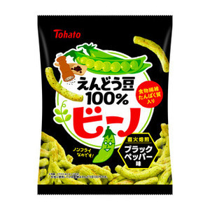 えんどう豆に香ばしい黒胡椒の刺激! 「ビーノ・ブラックペッパー味」新発売