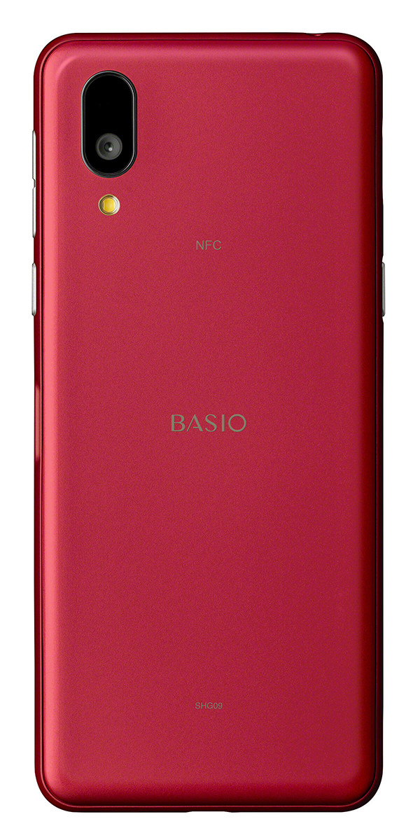 BASIO active レッド