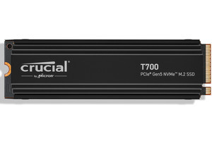 Micron、初のPCIe 5.0対応M.2 NVMe SSD「CrucialT700」 Phison製コントローラー採用