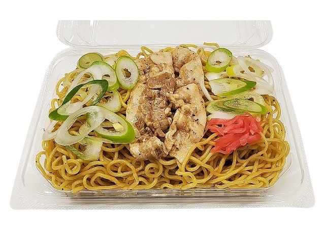 「ねぎ塩豚カルビ焼そば」(399円)