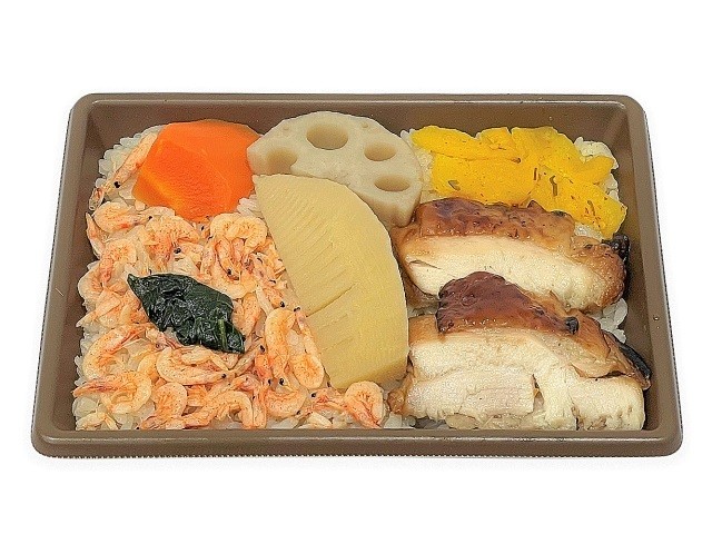 「桜海老のだしご飯と鶏の照り焼き」(432円)