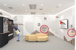 相鉄・東急新横浜線 新横浜駅の待合室にワイヤレス充電スポット