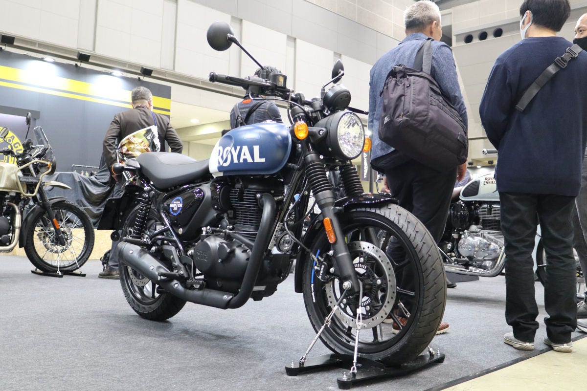 ロイヤルエンフィールドが「東京モーターサイクルショー」に展示したバイク