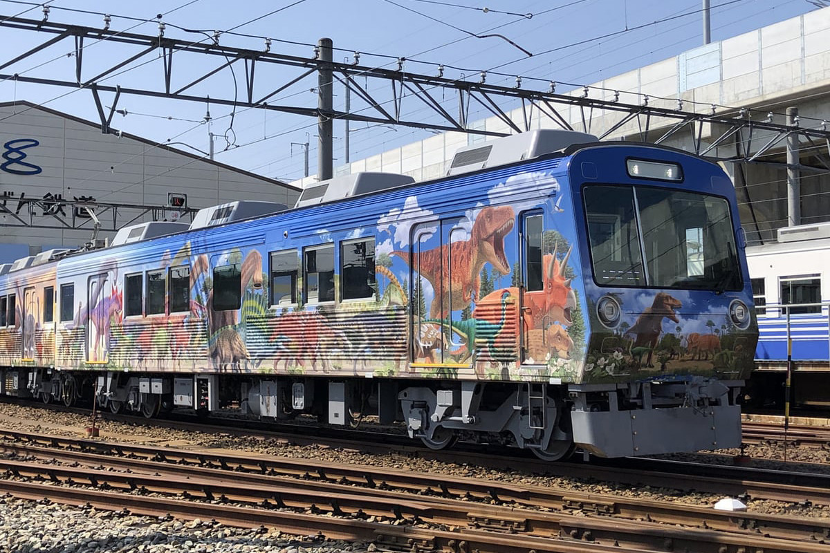 えちぜん鉄道「恐竜列車」元静岡鉄道1000系を改造、今夏運行開始へ | マイナビニュース