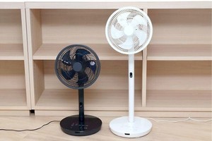 三菱、手が触れるところに抗菌加工したデザイン性の高いDC扇風機