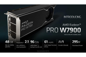 AMD、Radeon Pro W7900＆W7800を発表 - RDNA 3ベース、ワークステーション向け