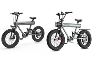 筒型フレームと極太タイヤの電動アシスト自転車「キックウェイ」が登場