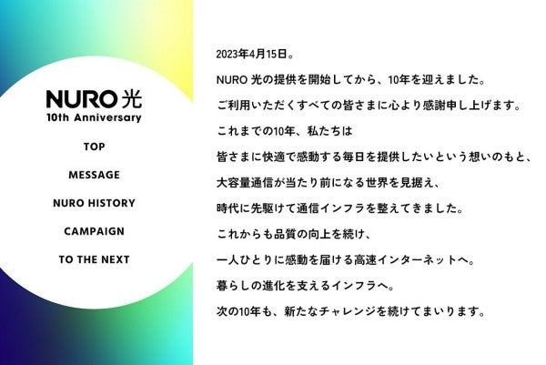 10周年特設サイト