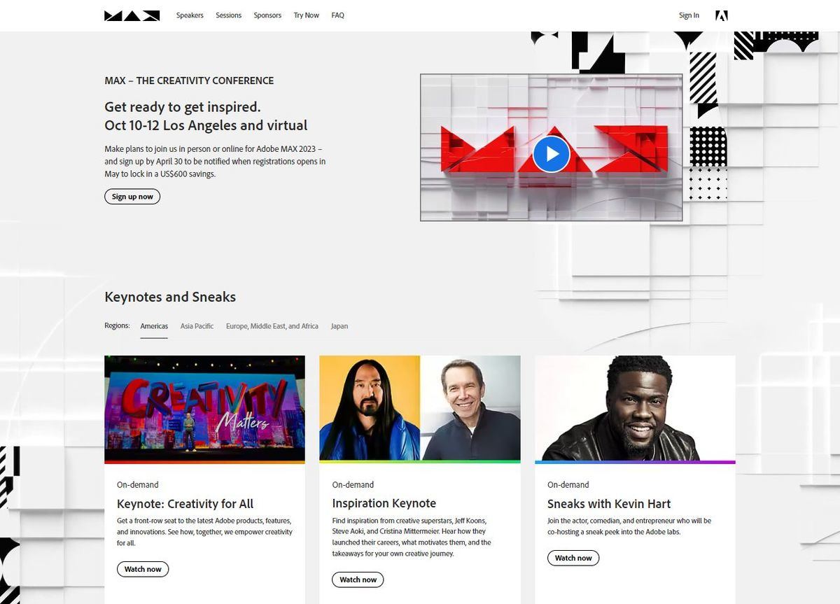 アドビ、参加費が600ドル割引になる「Adobe MAX 2023」事前登録を開始 マイナビニュース
