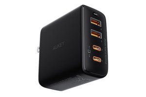 AUKEY、最大100W出力の4ポートUSB充電器「Omnia II Mix 100W」