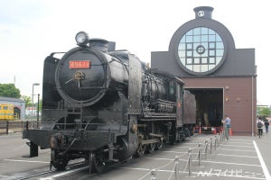 真岡駅併設「SLキューロク館」蒸気機関車49671号を現役時代の姿に 