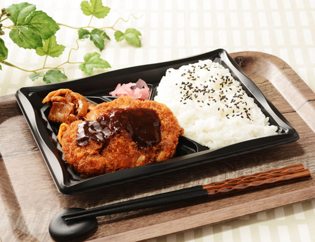 「イチオシ!とんかつミックス弁当」(497円)