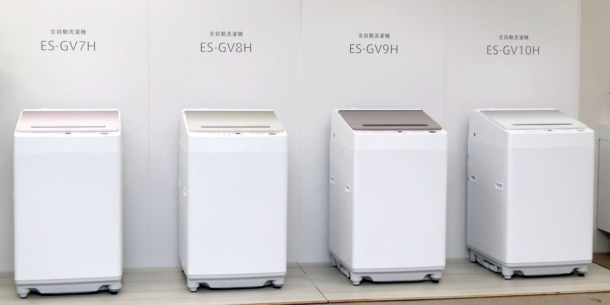 SHARP 8.0kg 全自動洗濯機 - 洗濯機