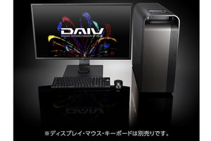 DAIV、映像制作やAI開発にも向くIntel Xeon搭載高性能PC「DAIV FW」シリーズ