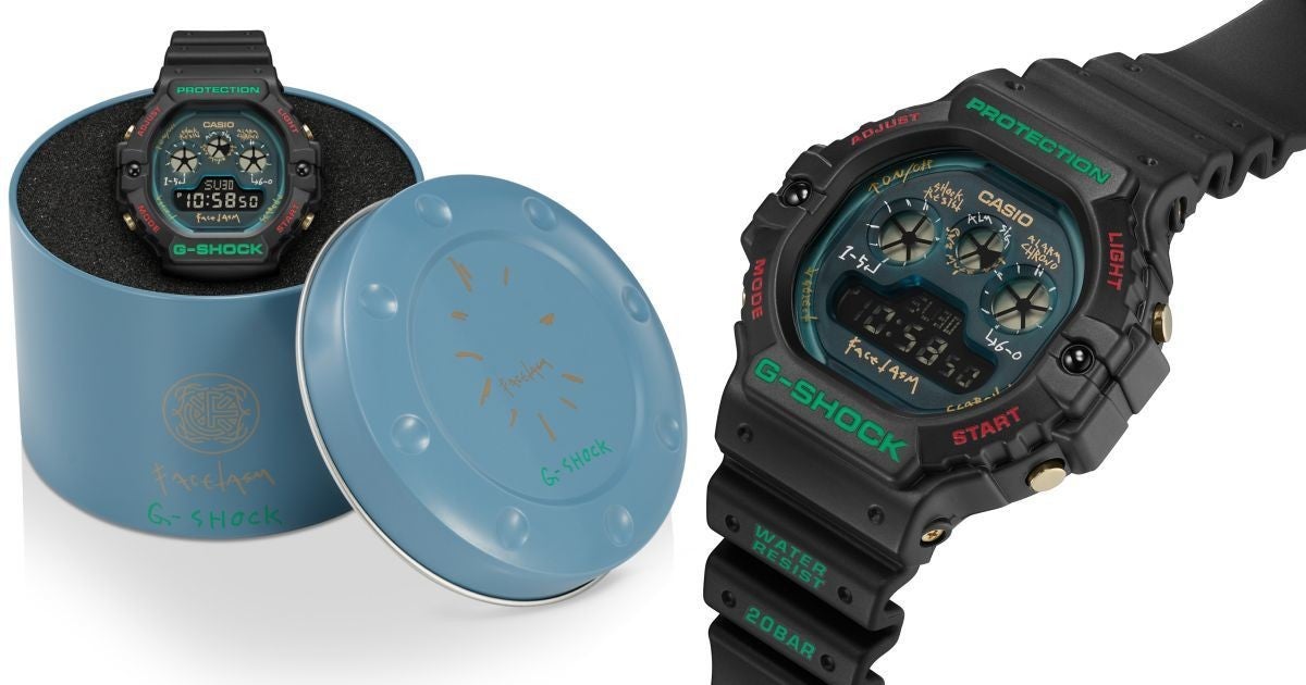 G-SHOCK×FACETASM、色使いやフォントが新鮮な三つ目「DW-5900」コラボ