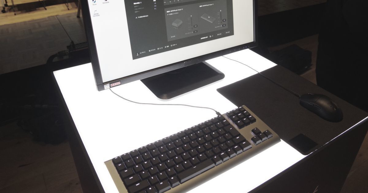 ゲーミングキーボード『ZENAIM KEYBOARD』お披露目! 機能を削るだけの