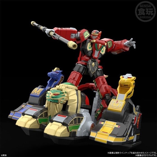 五星戦隊ダイレンジャー』大連王がSMPで立体化、「超気伝獣