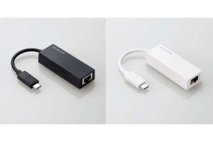 MacやSwitchでも使える、USB-Cポート用の有線LANアダプター - エレコム