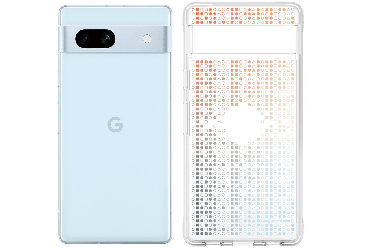 Google Pixel7a 純正ケース Sea - Androidアクセサリー