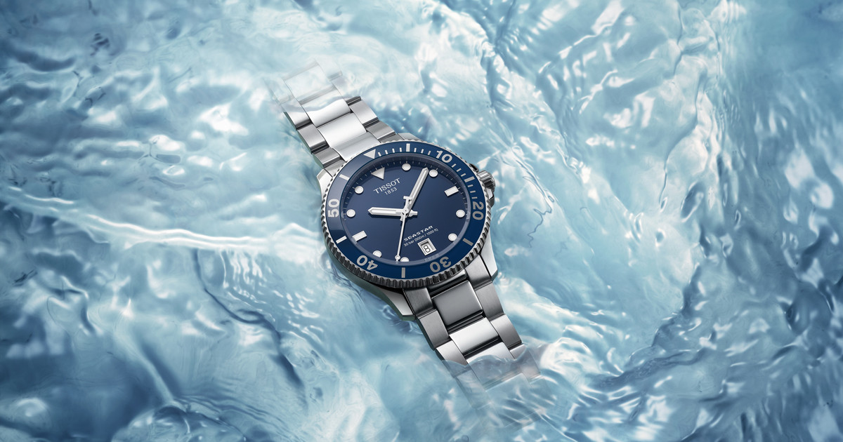 ティソ、300m防水ダイバーズ「Seastar 1000」に40mm径の新作3種 ティソ、300m防水ダイバーズ「Seastar 1000」に40mm径の新作3種