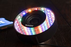 4色LEDが光るBluetoothスピーカー付きの「DIME」7月号発売
