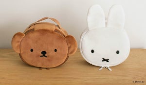 ミッフィーとボリスがふんわりポーチに!宝島社「miffy バニティポーチ」2種が登場