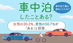 【車中泊したことある?】車中泊にもっとも適していると思う車種は?