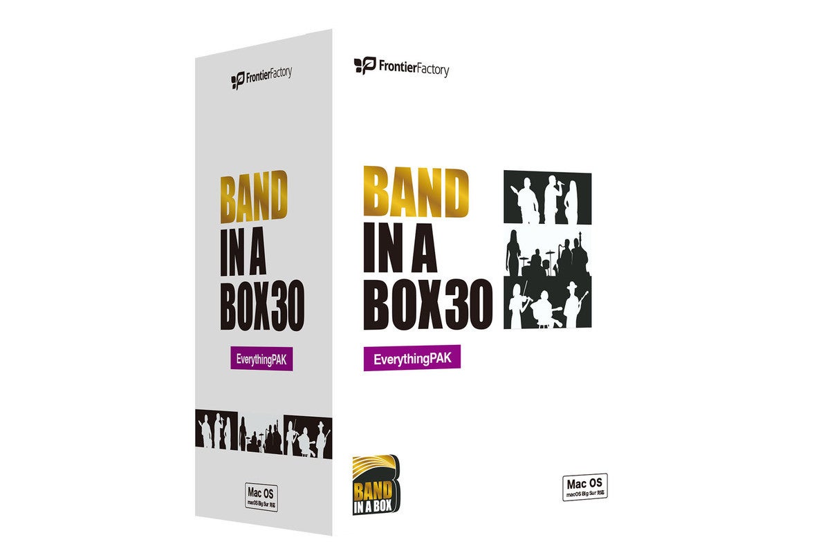 自動作曲・伴奏作成ソフトの最新版「Band-in-a-Box 30 for Mac」発売