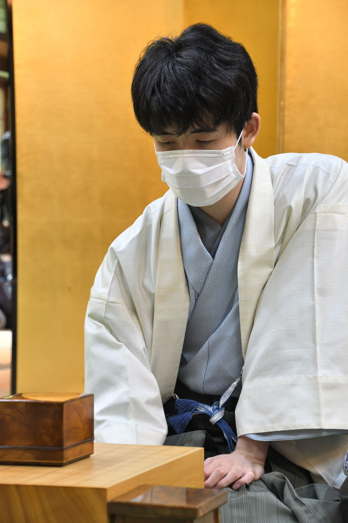 勝った藤井竜王は次局に向け、「スコアのことは意識せずいい状態で望めれば」と語った（提供：日本将棋連盟）
