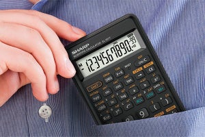 シャープ、大画面で見やすくなった関数電卓「EL-501T」約1,210円