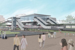 小田急線鶴川駅、新駅舎と自由通路を整備 - 使用開始は2027年度末