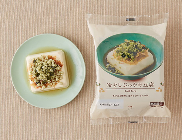 「「冷やしぶっかけ豆腐」(246円)