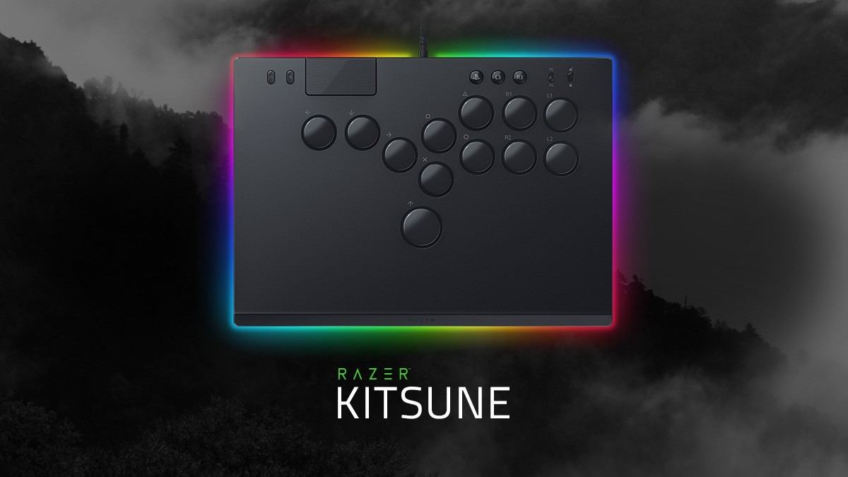 Razerがレバーレスアケコン「KITSUNE」発表！ グローバルと近い
