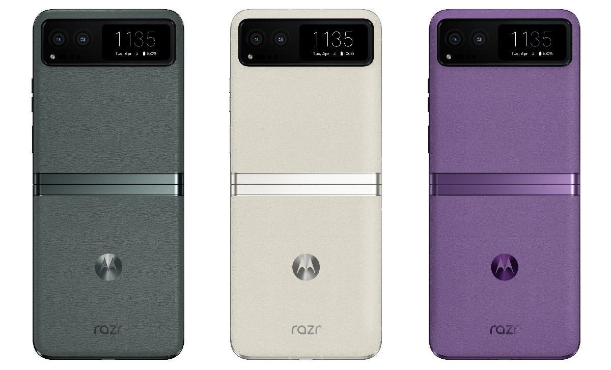 モトローラ、Snapdragon 7 Gen 1搭載の縦折りスマホ「razr 40」海外