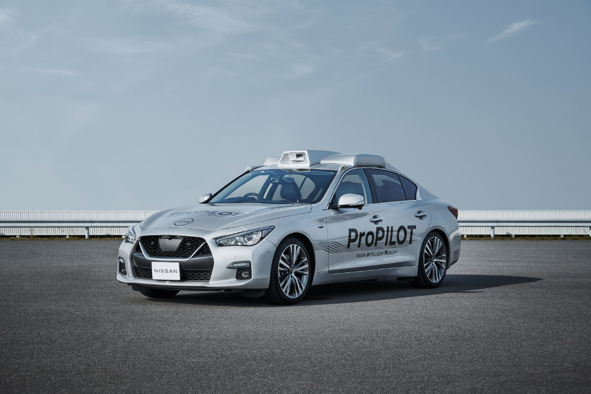 日産プロパイロット試作車のプレス画像