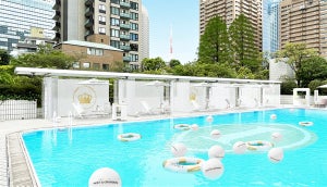 ANAインターコンチネンタルホテル東京の「ガーデンプール」がオープン! モエ・エ・シャンドンとコラボ、VIPシートも