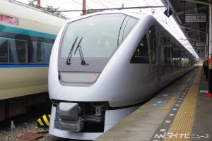 東武鉄道「スペーシアX」試乗、乗り心地を体感 - カフェ概要発表も