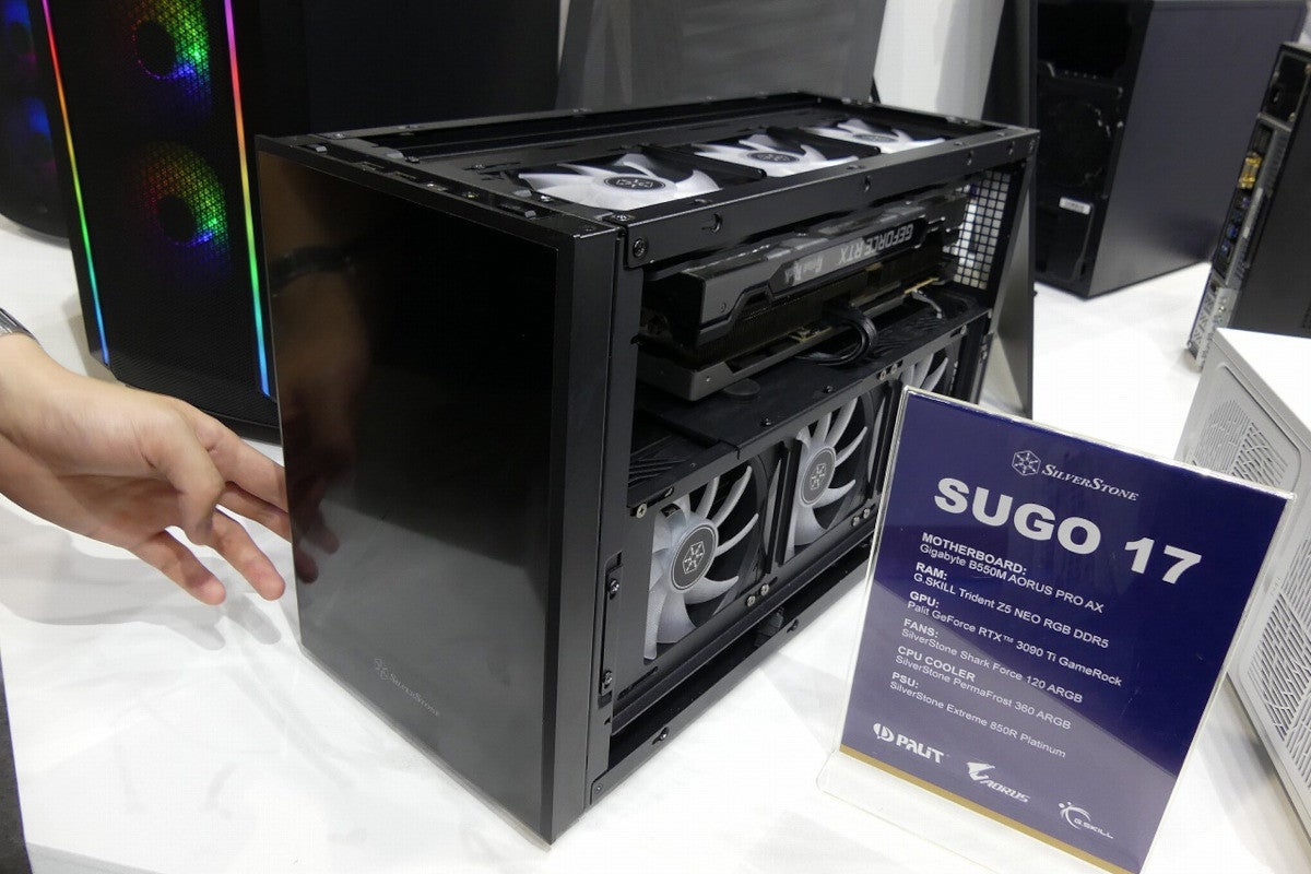 COMPUTEX TAIPEI 2023 - SilverStone、4スロット厚VGAに対応した小型ケース「SUGO 17」 | マイナビニュース