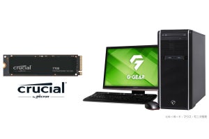 TSUKUMO、Gen5接続のNVMe M.2 SSD「Crucial T700」をBTOオプションに追加