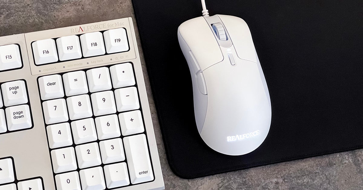 東プレの新マウス「REALFORCE RM1 Mouse」レビュー - ストッと押せる静電容量無接点スイッチにどハマり！ | マイナビニュース