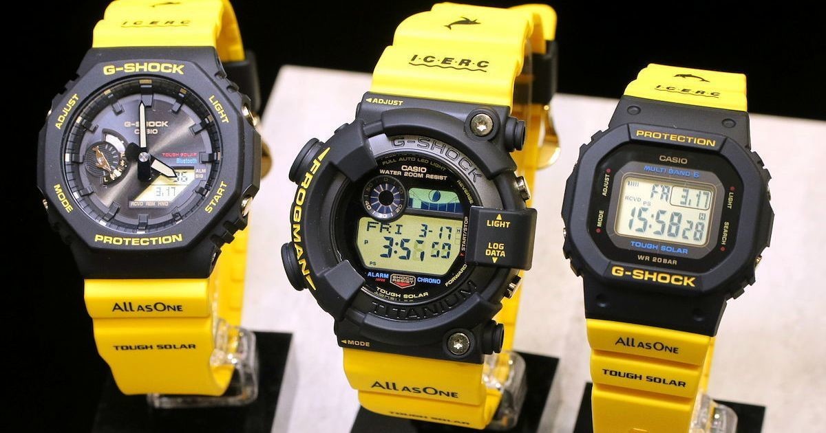 G-SHOCK、2023年の「イルクジ」はブラック&イエローの3モデル | マイ